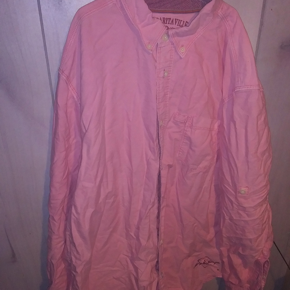 Pink Long Button Up Shirt
